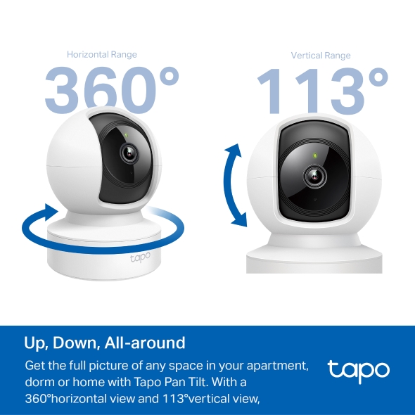 CAMARA DE VIGILANCIA TP-LINK TAPO C202MP VICIN NOCTURNA AUDIO DOBLE VIA MICROSD 512GB DETECTOR DE MOVIMIENTOS ETHERNET - Image 2