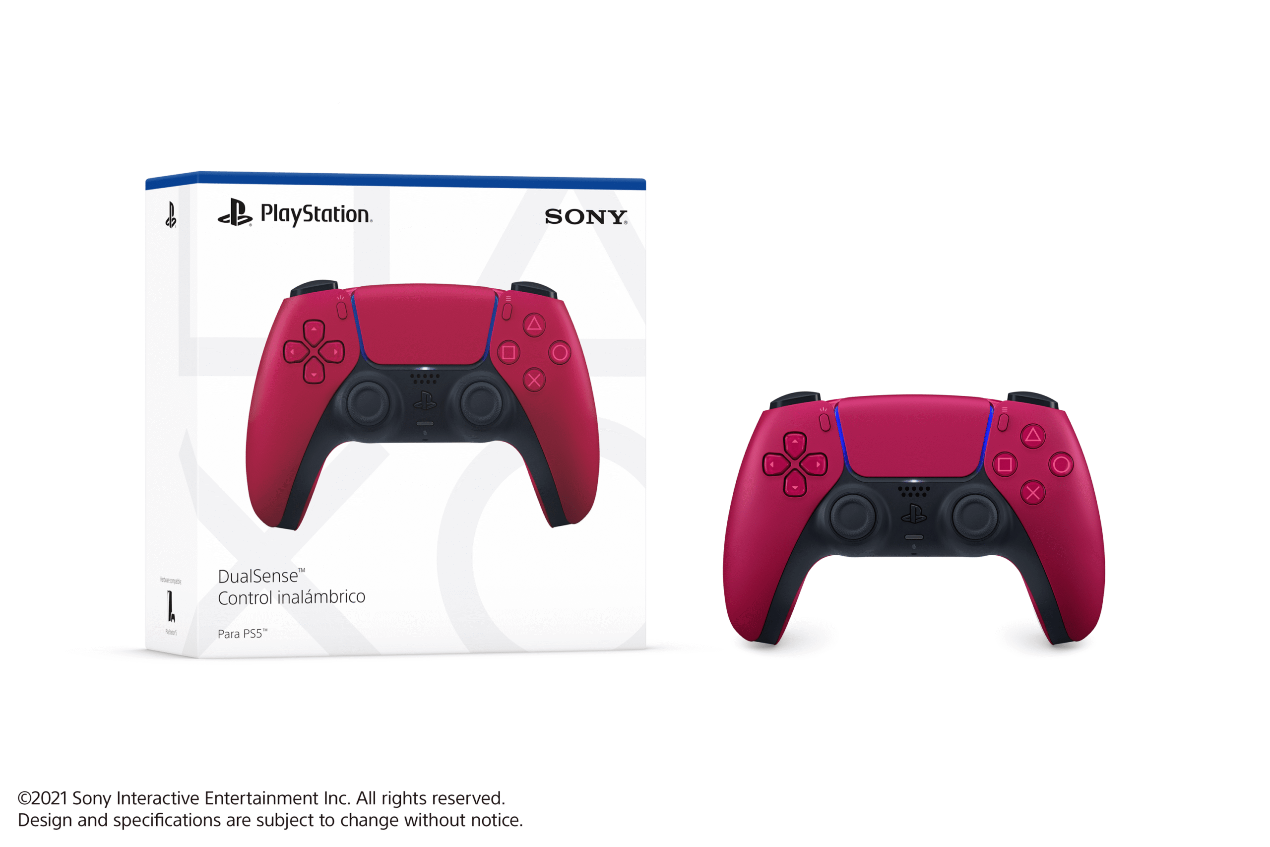 MANDO SONY INALAMBRICO DUALSENSE PS5 ROJO ORIGINAL