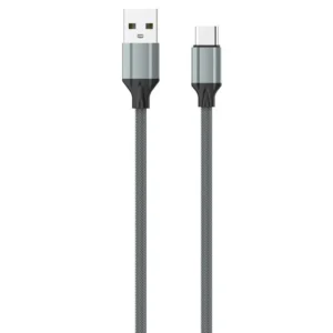 CABLE LDNIO LS 442 TIPO A- TIPO C 2M 2,4A ANTI DOBLAMIENTO GRIS