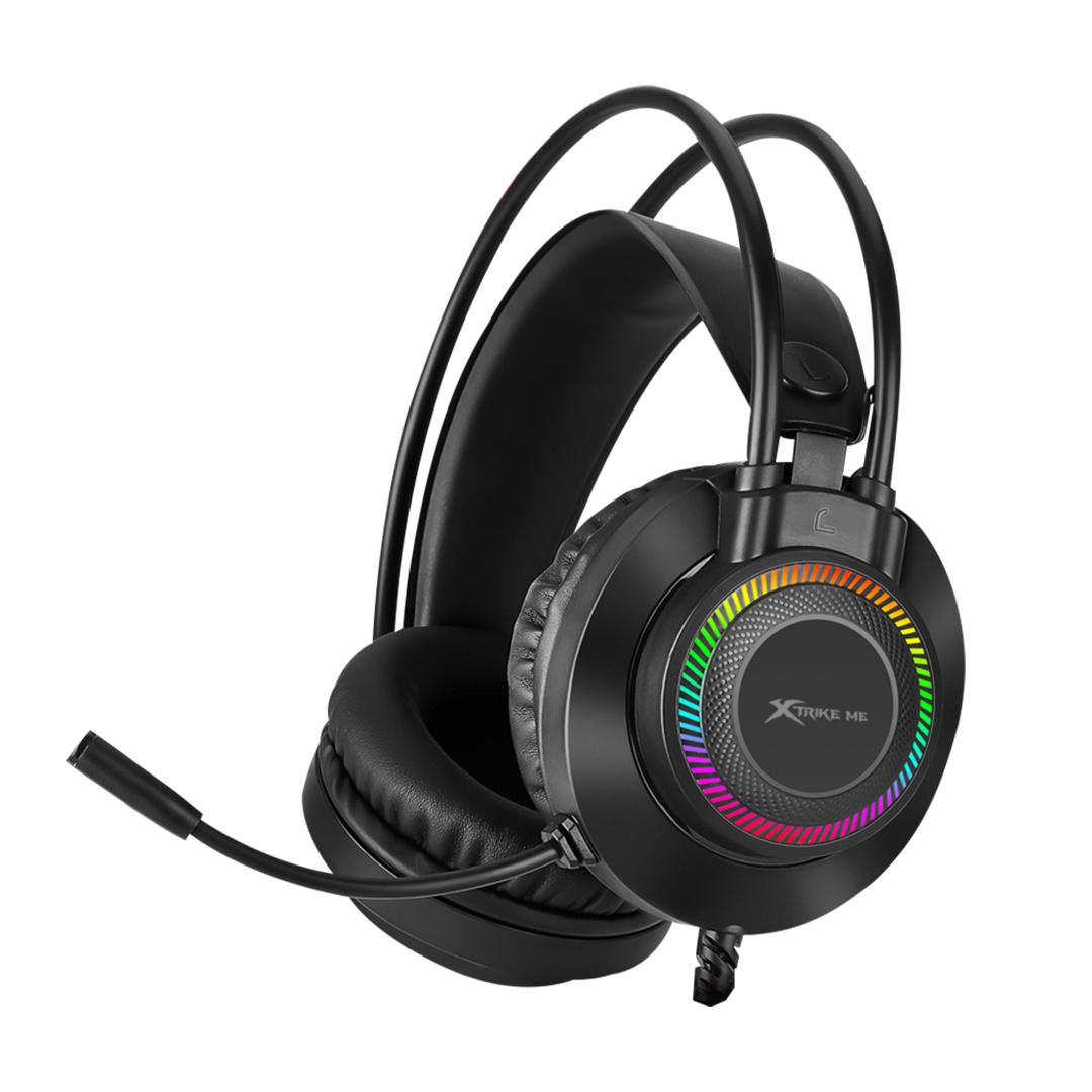 AUDIFONO XTRIKE-ME TIPO DIADEMA GH 509 bk 2 PLUG AUD MIC + ADAPT 1 PLUG A 2 PLUG - Image 2