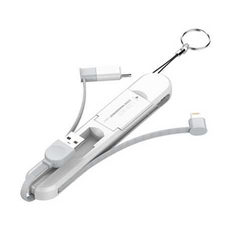 CABLE LDNIO LC130 3 EN 1 TIPO A- MICRO USB LIHGNING + ADAPTADOR TIPO C