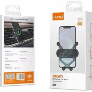 SOPORTE PARA CELULAR DE AUTO MG03 NEGRO LDNIO