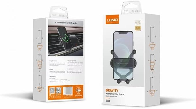 SOPORTE PARA CELULAR DE AUTO MG03 NEGRO LDNIO