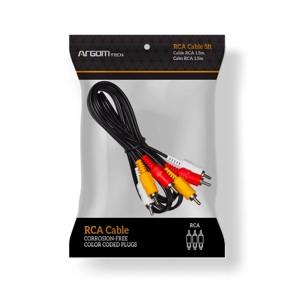 CABLE DE AUDIO Y VIDEO 3X3 RCA L=1,5M