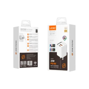 CARGADOR DE PARED A2318C LDNIO TIPO A TIPO C 20W + CABLE TIPO C A TIPO C 1M