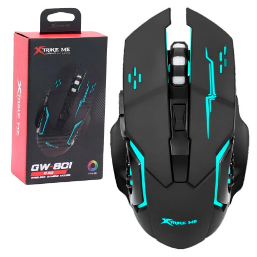 MOUSE XTRIKE ME GW 601 WIRELLES 3200 DPI RGB