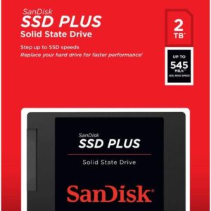 SDD SANDISK PLUS 2TB SATA 2,5INCH 545MBS INTERNO