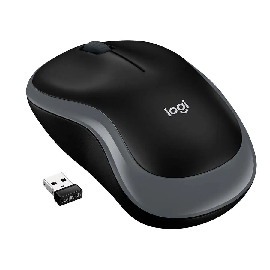MOUSE LOGITECH INALAMBRICO M185 GRIS