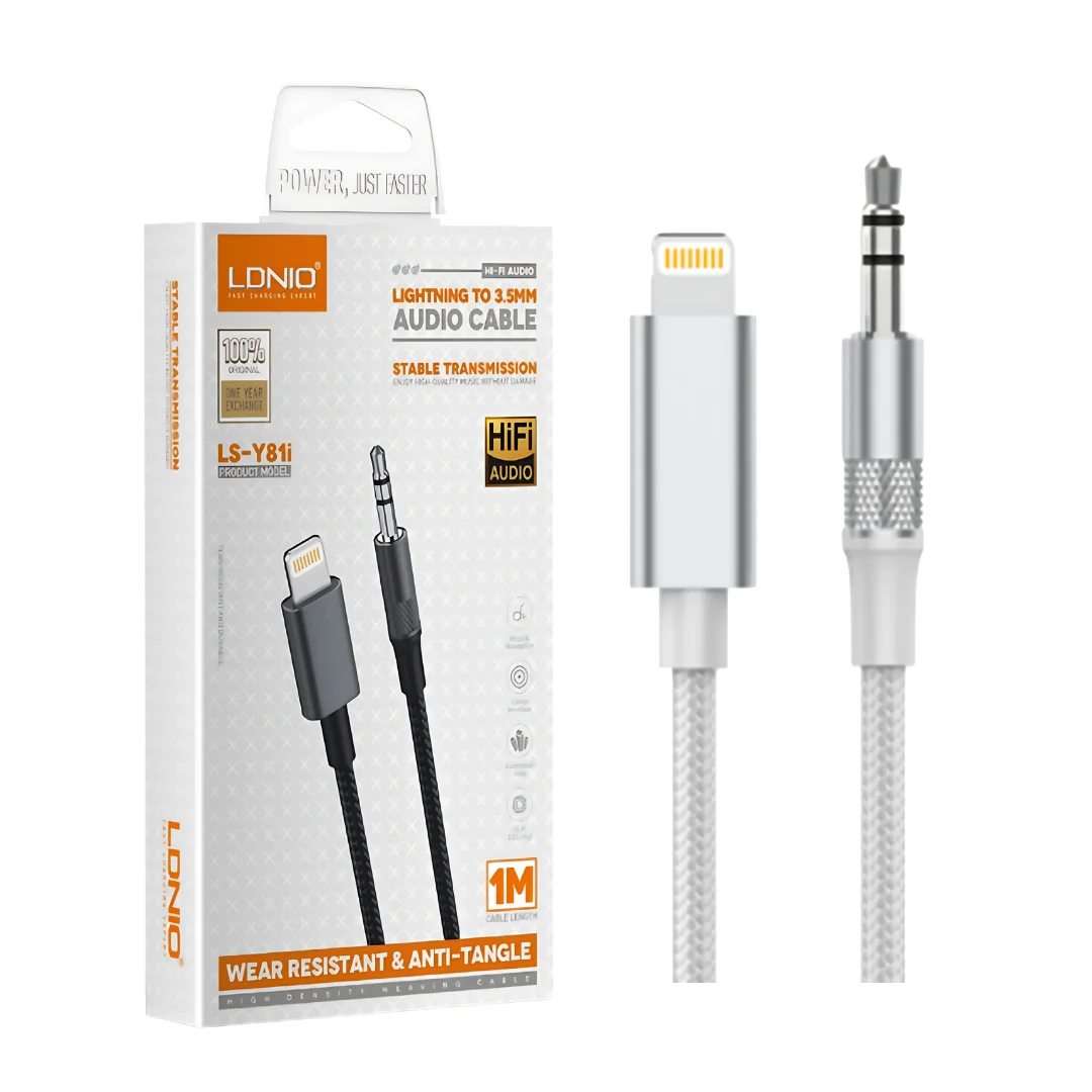 ADAPTADOR LDNIO LSY81I 13CM IPH to 3.5mm
