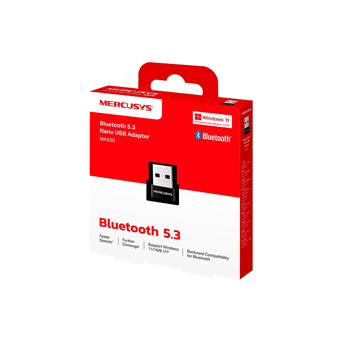 ADAPTADOR NANO MERCUSYS USB Bluetooth 5.3