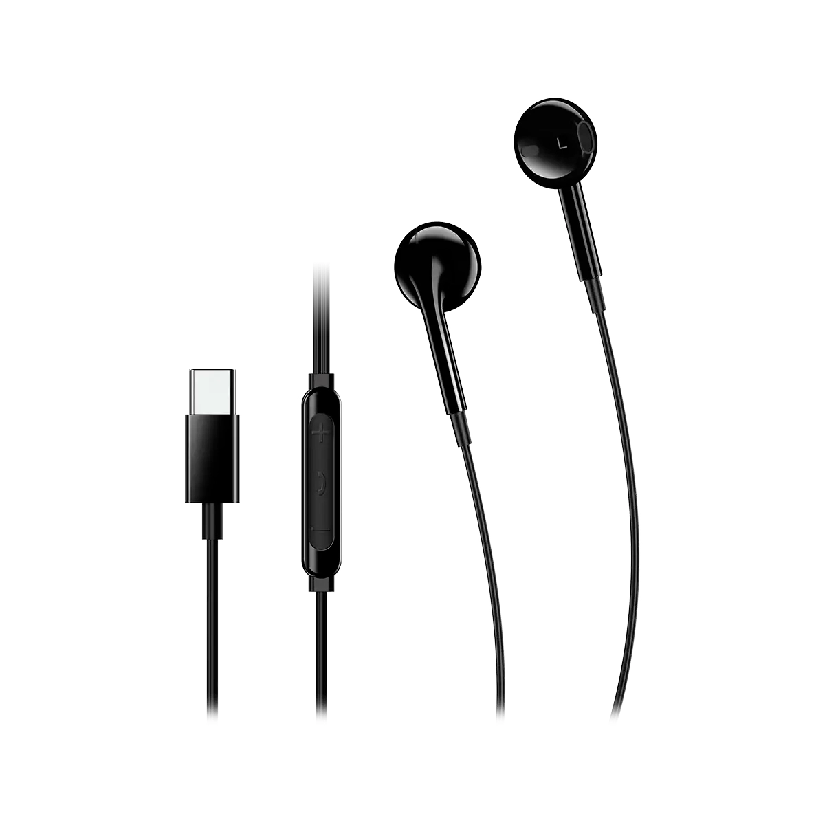 AUDIFONO ALAMBRICO TIPO C GENIUS HS M365 NEGRO