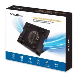 BASE DE ENFRIAMIENTO ARGOM HASTA 15,6 PULGADAS USB 1 VENTILADORES 7 NIVELES