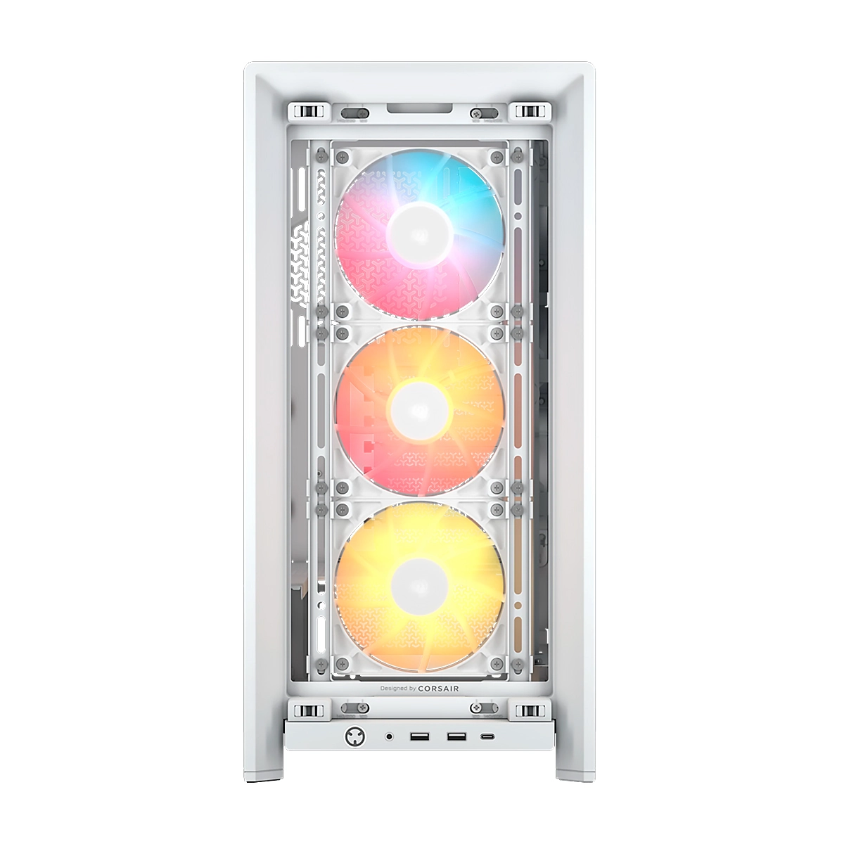 CASE CORSAIR FRAME 4000 RS ARGB MODULAR MID-TOWER GLASS USB-C - Image 2