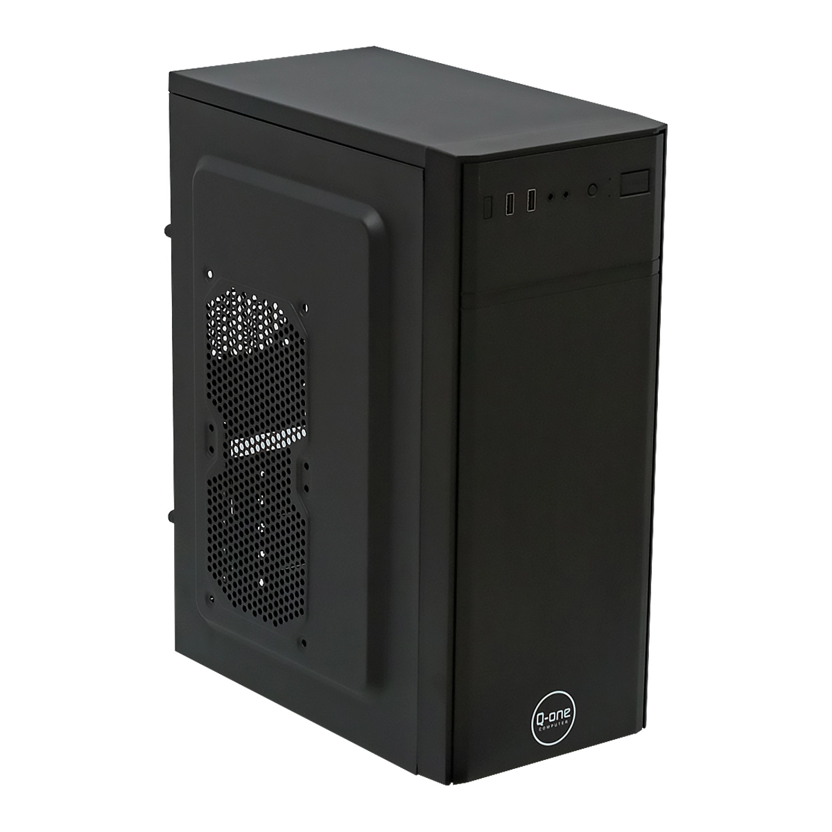 CASE Q-ONE C6016 ATX COMBO Parlante Teclado Mouse 2usb 0.4mm PS- 250W-REAL - Image 3