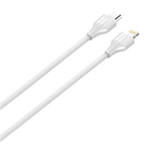 CABLE LDNIO LS851 USB TIPO C  - LIGHNING 1M 25W NEGRO ULTRA RESISTENTE ANTI DOBLAMIENTO