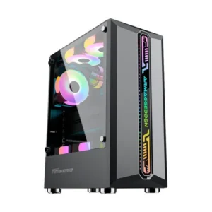 CASE ARMAGGEDDON TRITON PRO 300 3XVENTILADORES 120MM ARGB NEGRO
