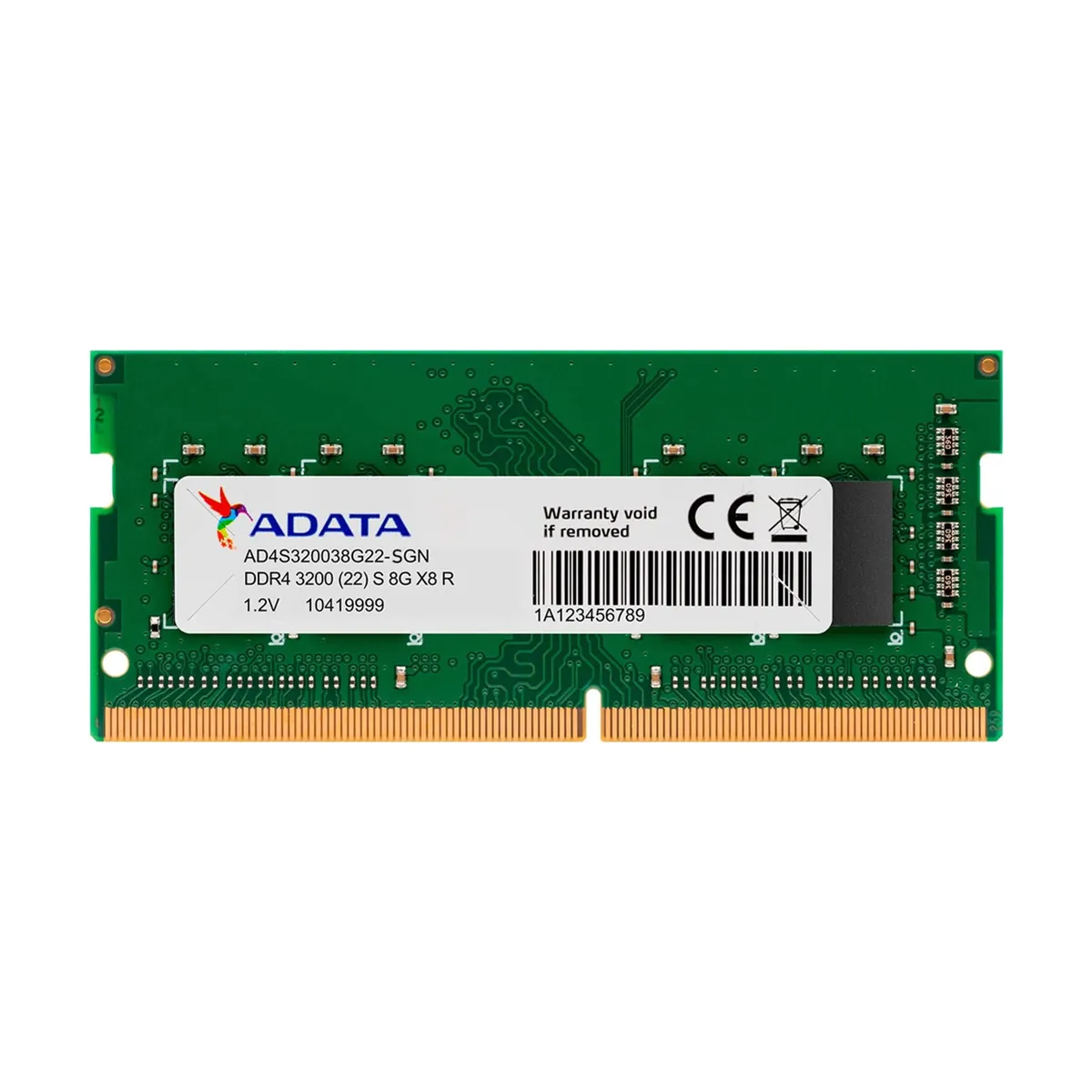 DIMM ADATA 8GB 3200MHZ DDR4 1,2V