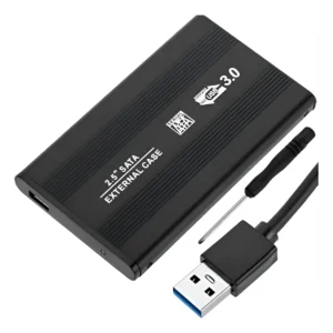 ENCLOSURE UNNO TEKNO EN3212BK PARA DISCO SOLIDO DURO SATA 2.5 USB 2.0