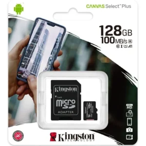 MICRO-SD SDCS3 128 GB KINGSTON CANVAS Select Plus Gen3 100MB-s