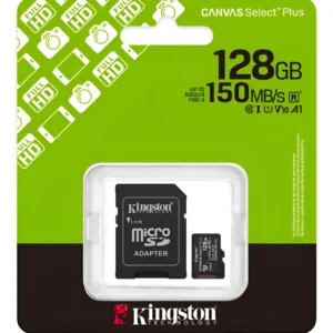 MICRO-SD WITH ADAPTER KINGSTON SDCS2 128GB CANVAS SELECT PLUS