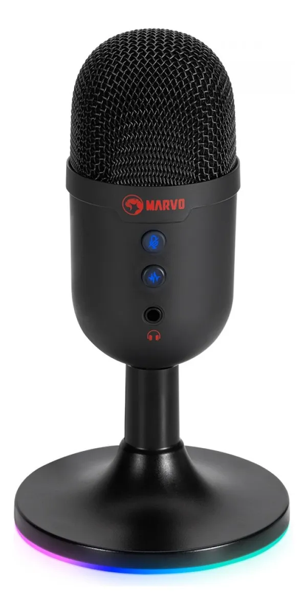 MICROFONO MARVO BLAST 40 NEGRO MIC 06 USB - Image 2
