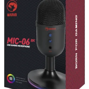 MICROFONO MARVO BLAST 40 NEGRO MIC 06 USB
