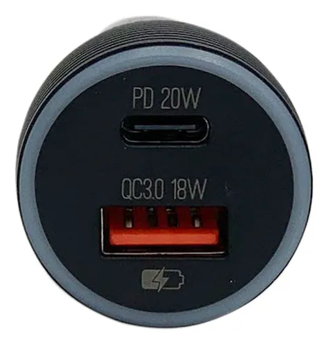ADAPTADOR DE CARGA PARA AUTO ARGOM FORCE C1 38W PD TYPE-C - USB BLACK - Image 3