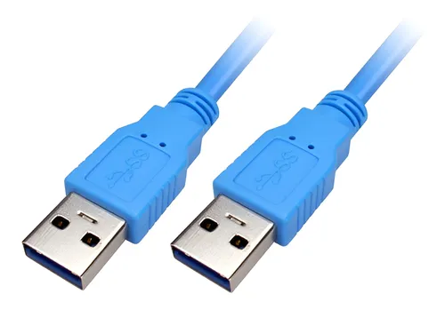 CABLE USB MACHO A USB MACHO GENERICO 6M AZUL