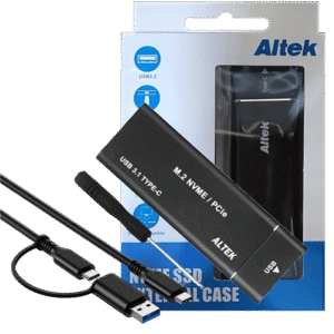 CASE ALTEK NVME SSD EXTERNO