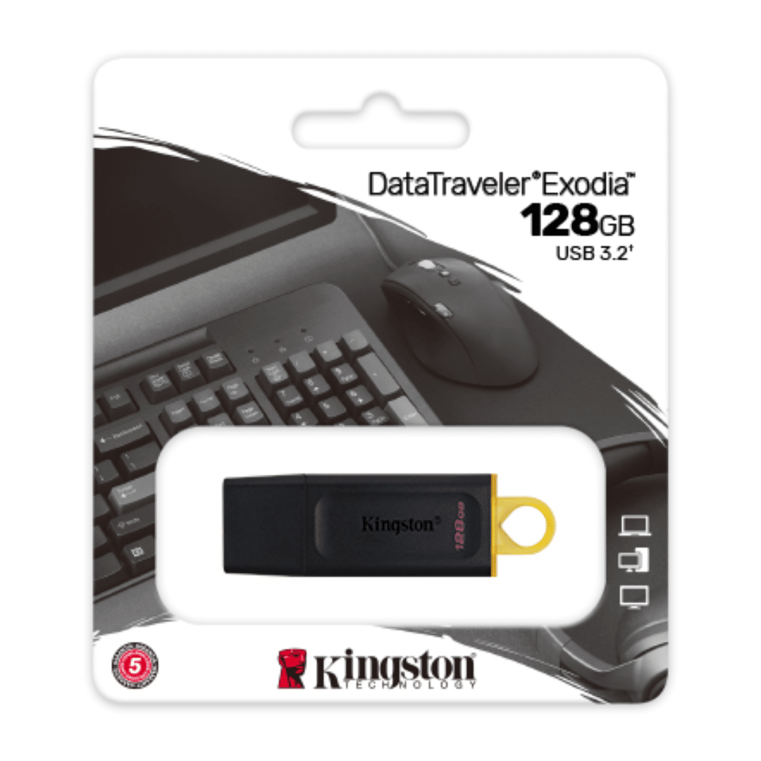 FLASH MEMORY KINGSTON DATA TRAVELE EXODIA DTX 128GB USB 3.2
