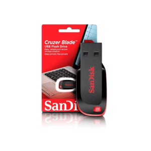 FLAS MEMORY SANDISK 128GB CRUSER BLADE USB-A 2,0 BLACK-RED