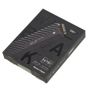 SSD WESTERN DIGITAL BLACK M.2 NVME SN750 500GB  GEN4 2280