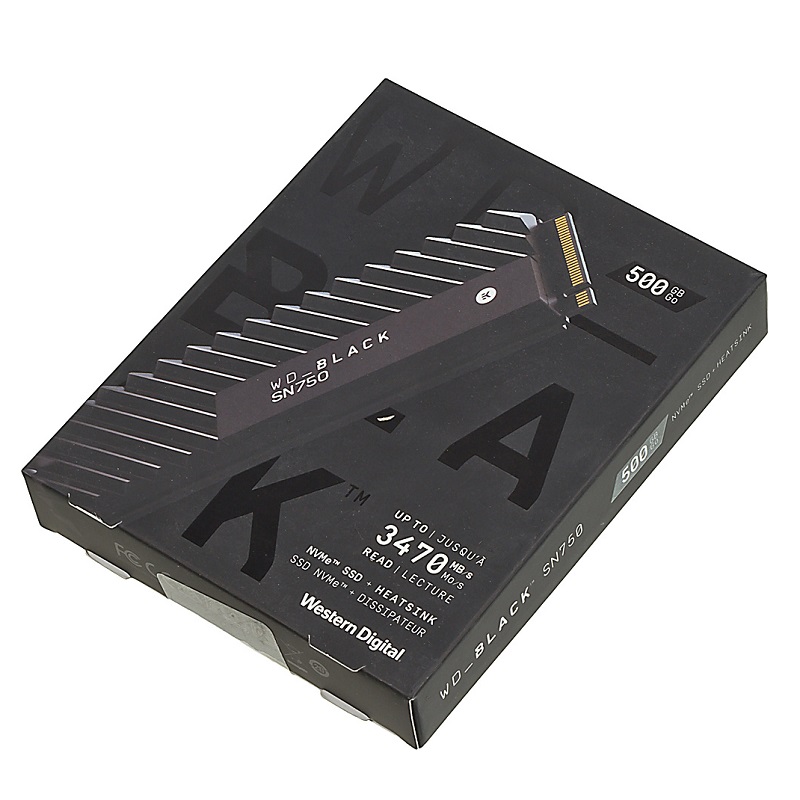 SSD WESTERN DIGITAL BLACK M.2 NVME SN750 500GB GEN4 2280