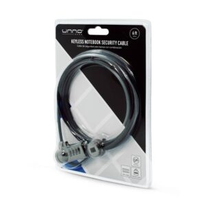 CANDADO PARA LAPTOP UNNO TEKNO KL6005BK CON COMBINACION