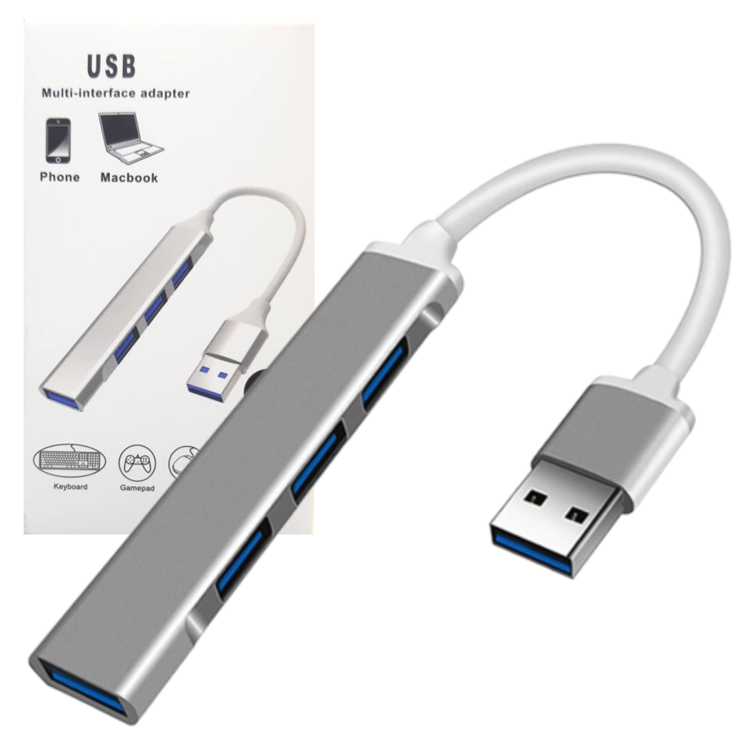 HUB NITRON 4 PUERTOS USB ENTRADA USB MODELO JH-13