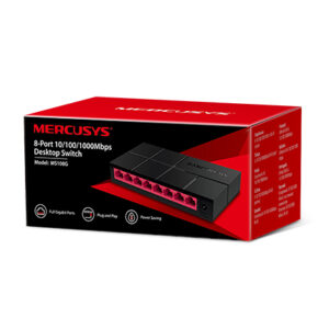 SWITCH MERCUSYS 8 PUERTOS DE 10-100-1000MBPS MS108G