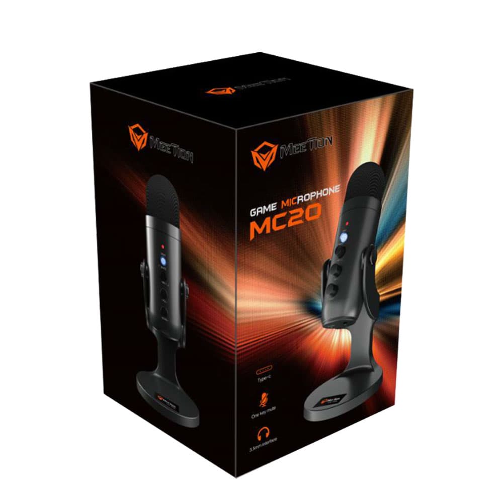 MICROFONO MEETION MC20 USB NEGRO