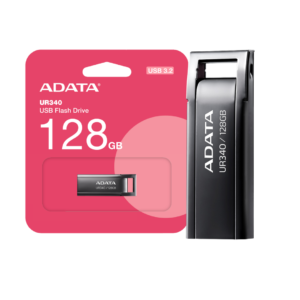 FLASH MEMORY ADATA 128GB-UR340 USB3.2 PLATA