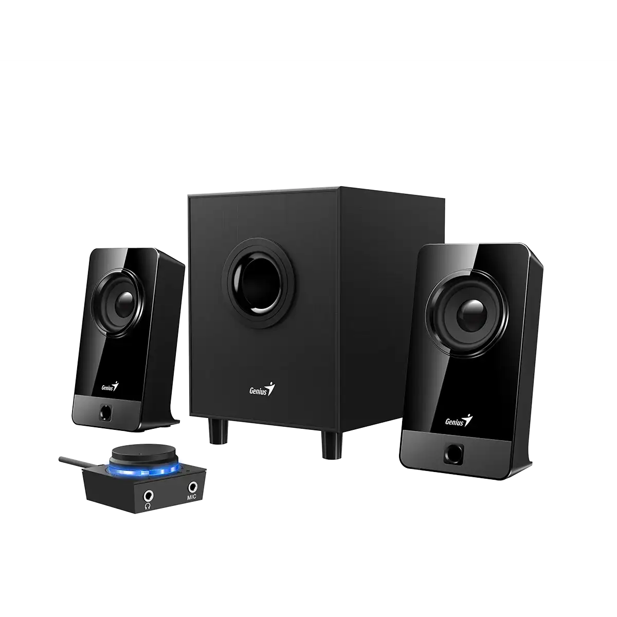 PARLANTE GENIUS SW-G2.1 300X / POTENCIA 10W RMS / SUBWOOFER 3.5W / SATELITES 3.25W X 2 / - Image 3
