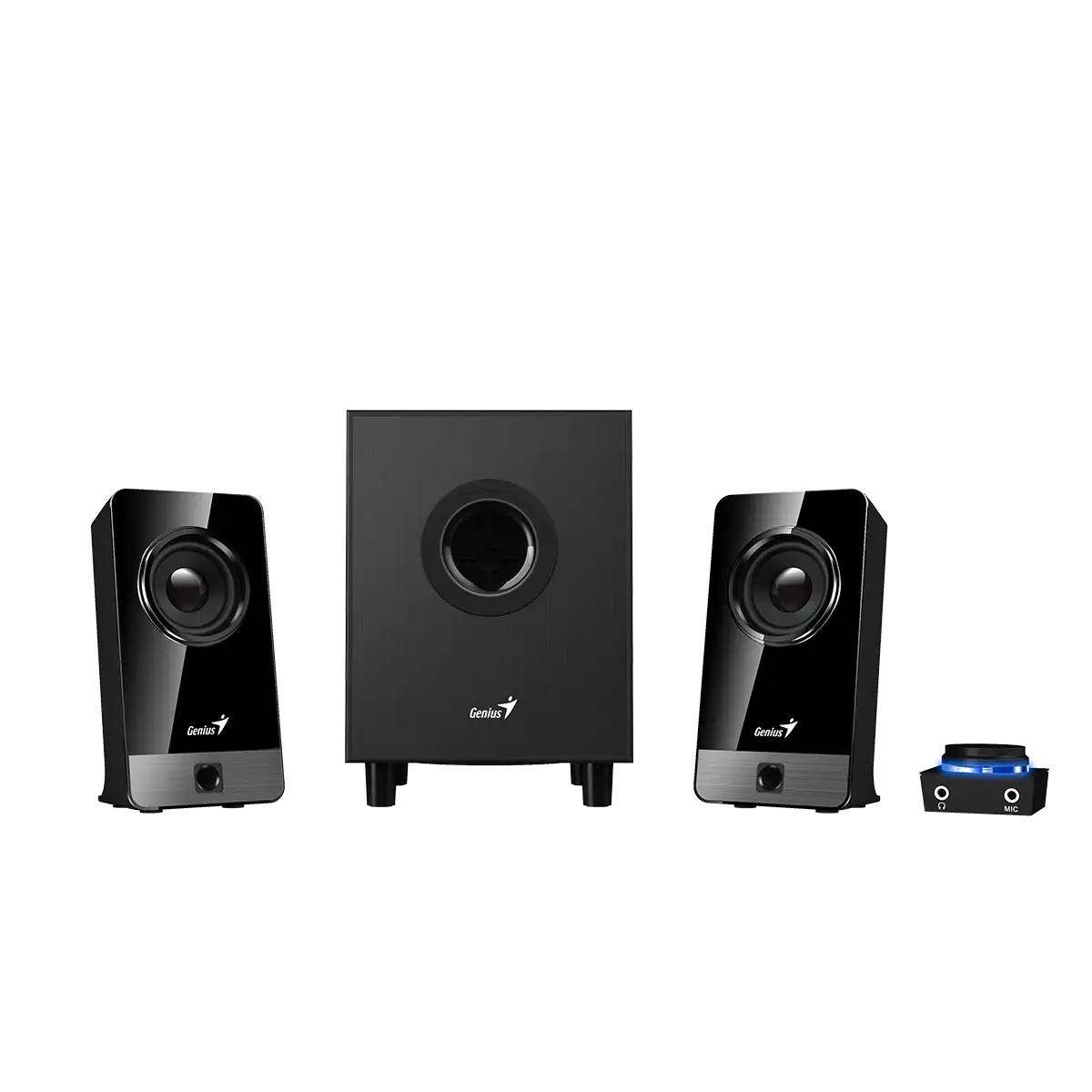 PARLANTE GENIUS SW-G2.1 300X / POTENCIA 10W RMS / SUBWOOFER 3.5W / SATELITES 3.25W X 2 / - Image 2