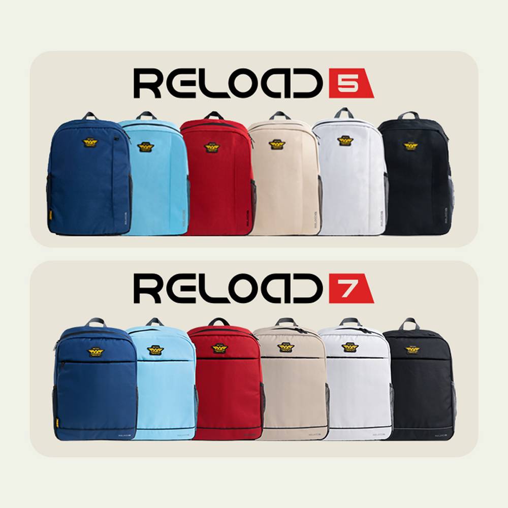 MOCHILA ARMAGGEDDON Reload 7 - Ecológico, Diseño de almacenamiento múltiple, Diseño ultradelgado, Ligero y elegante, Gran capacidad, Diseño unisex, Admite portátiles de hasta 15,6" AZUL