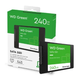 SSD WESTERN DIGITAL 240GB L3.96-W2.75-H0.28 SATA3 545MB-S GREEN