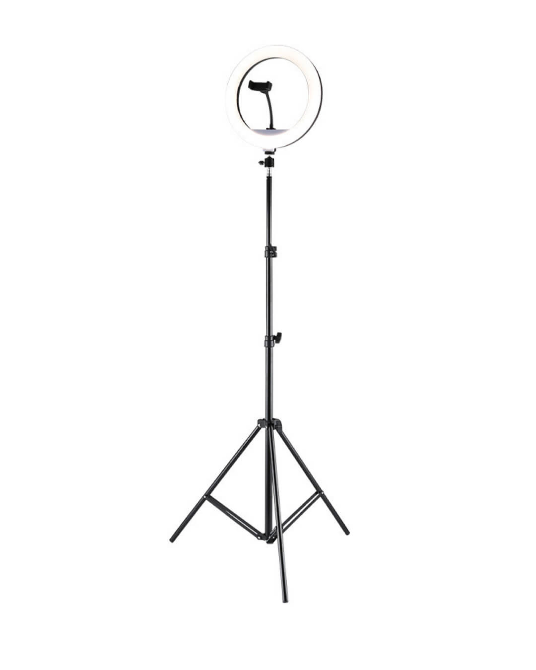 ARO DE LUZ 10 PULGADAS QX-260 CON PEDESTAL Y SOPORTE DE CELULAR - Image 2
