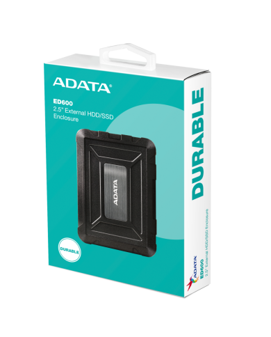ENCLOSURE ADATA ED600 2,5 PARA HDD SSD ANTI GOLPES