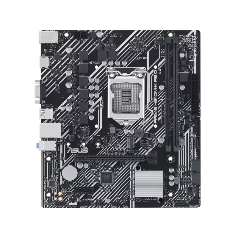 PLACA MADRE ASUS PRIME H510-F R3.0 11th LGA1200 2DDR4 HDMI M.2 USB2.0 PCIe4.0 Mtx - Image 4