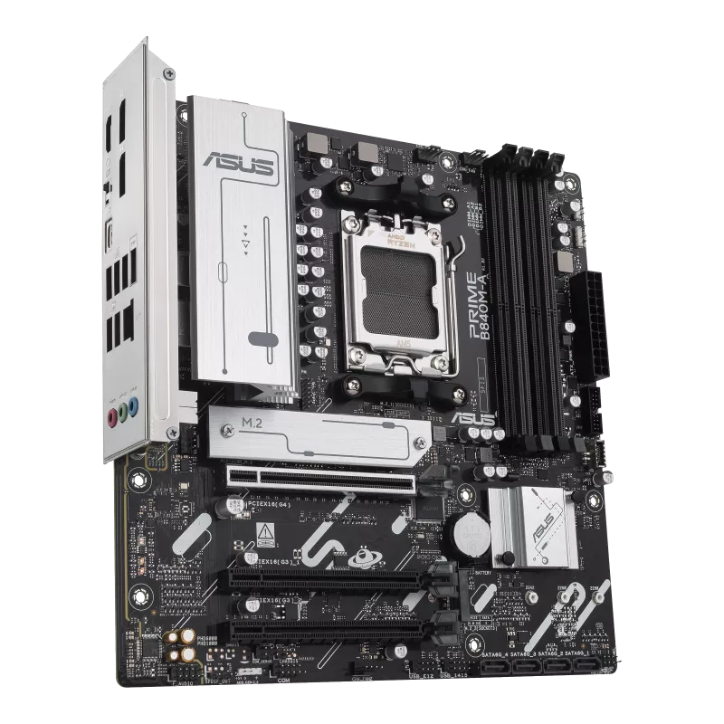PLACA MADRE ASUS PRIME B840M-A AM5 AMD RYZEN 900 DDR5 2DP HDMI 3M.2 7USB PCLE 4,0 - Image 4