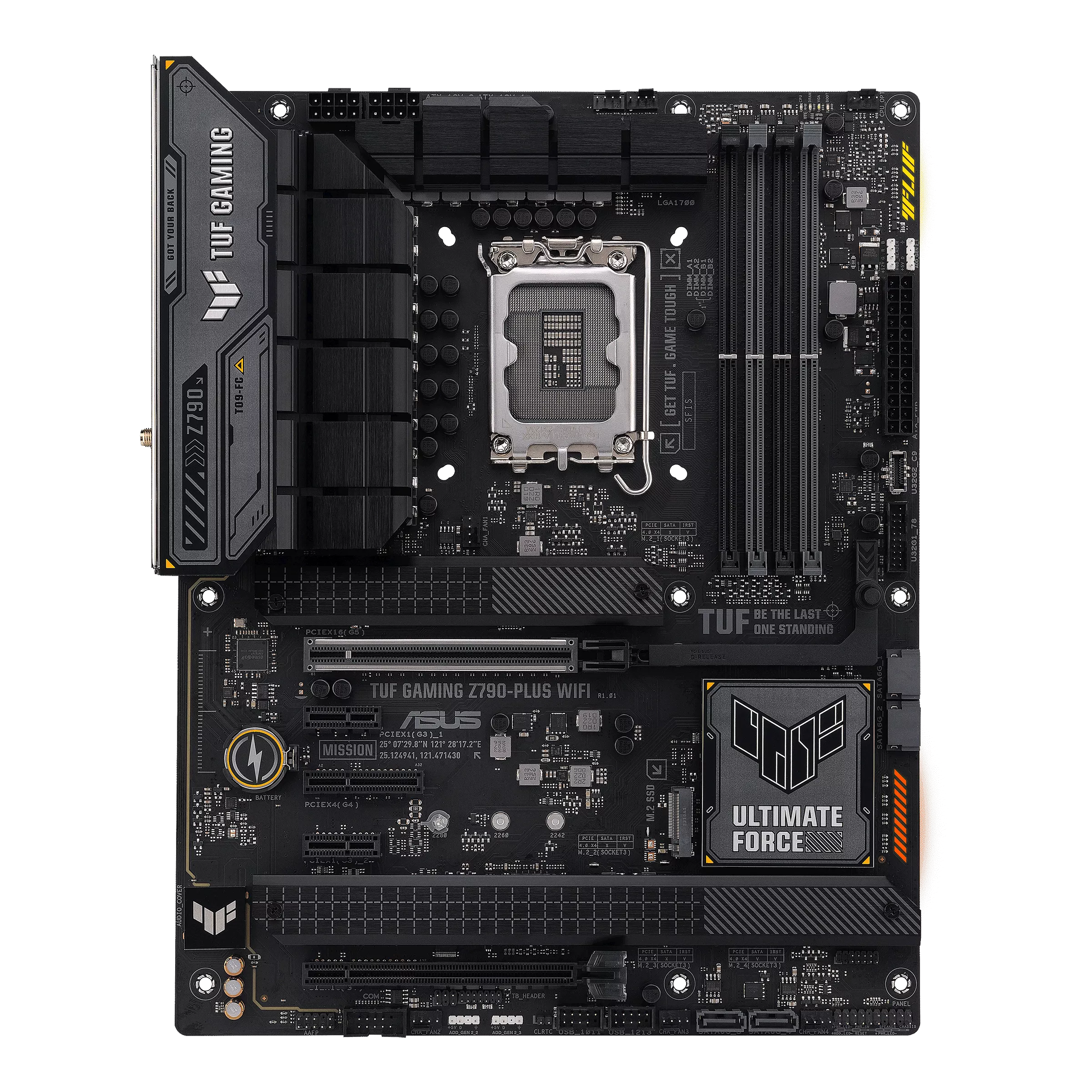 PLACA MADRE ASUS TUF Z790 PLUS WIFI LGA 1700 PCIe 5.0, DDR5, 4xM.2 ranuras, 16+1 DrMOS, WiFi 6, LAN de 2.5 Gb, USB frontal 3.2 Gen 2 tipo C, - Image 3