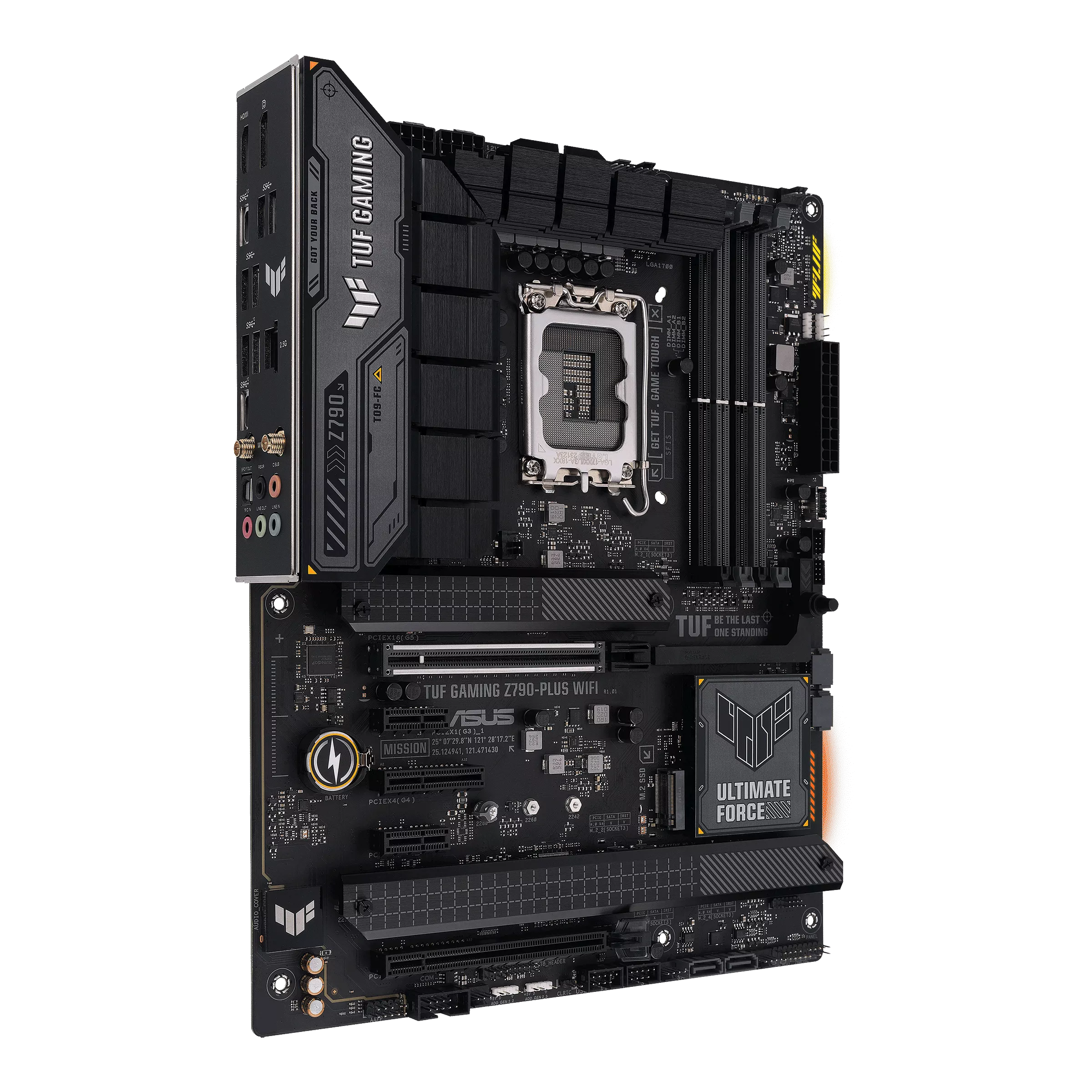 PLACA MADRE ASUS TUF Z790 PLUS WIFI LGA 1700 PCIe 5.0, DDR5, 4xM.2 ranuras, 16+1 DrMOS, WiFi 6, LAN de 2.5 Gb, USB frontal 3.2 Gen 2 tipo C, - Image 2