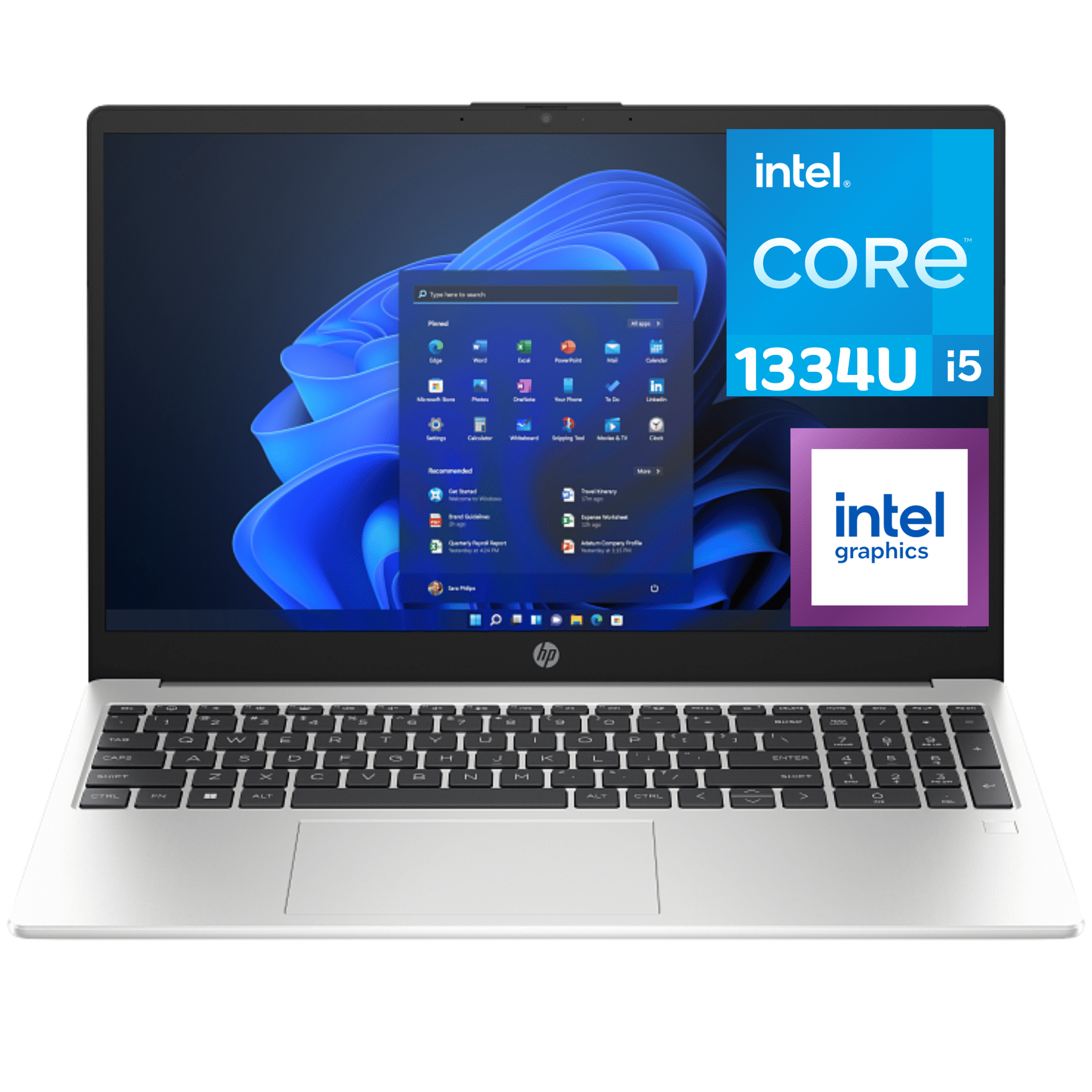 LAPTOP HP 250 G10 INTEL I5-1334U 16GB DDR4 512GB SSD M,2 15.6INCH FULL HD Silver