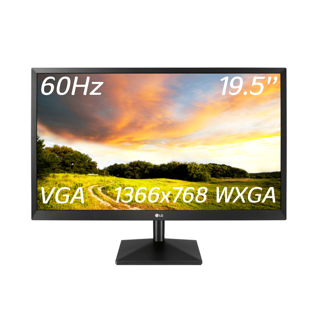 MONITOR LG 19.5INC-LED TN 1366X768 HDMI VGA NEGRO